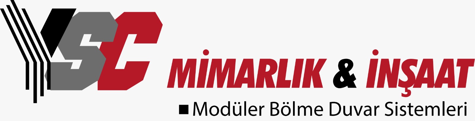 YSC Mimarlık & İnşaat — Modüler Bölme Duvar Sistemleri